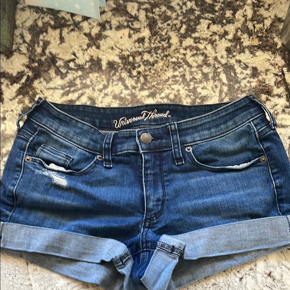 Universal Thread Blue Jean Shorts Classic Cutoff Style